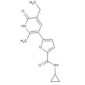 867010-35-3  2-Furancarboxamide,N-cyclopropyl-5-(5-ethyl-1,6-dihydro-2-methyl-6-oxo-3-pyridinyl)-