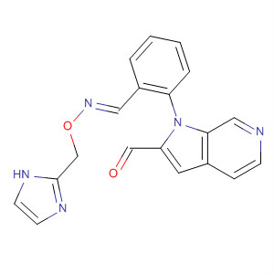 867034-68-2  Methanone, phenyl-1H-pyrrolo[2,3-c]pyridin-2-yl-,O-(1H-imidazol-2-ylmethyl)oxime
