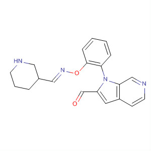 867034-87-5  Methanone, phenyl-1H-pyrrolo[2,3-c]pyridin-2-yl-, O-3-piperidinyloxime
