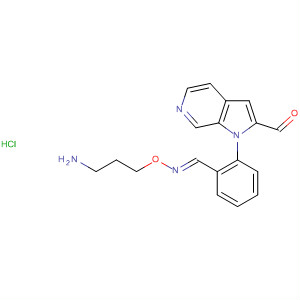 867035-33-4  Methanone, phenyl-1H-pyrrolo[2,3-c]pyridin-2-yl-,O-(3-aminopropyl)oxime, monohydrochloride