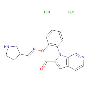 867035-47-0  Methanone, phenyl-1H-pyrrolo[2,3-c]pyridin-2-yl-, O-3-pyrrolidinyloxime,dihydrochloride