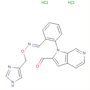 867036-25-7  Methanone, phenyl-1H-pyrrolo[2,3-c]pyridin-2-yl-,O-(1H-imidazol-4-ylmethyl)oxime, dihydrochloride