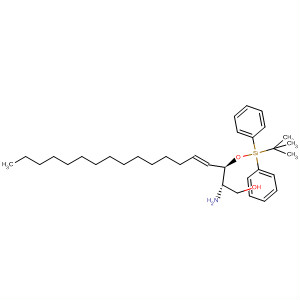 867062-44-0  4-Octadecen-1-ol, 2-amino-3-[[(1,1-dimethylethyl)diphenylsilyl]oxy]-,(2S,3R,4E)-