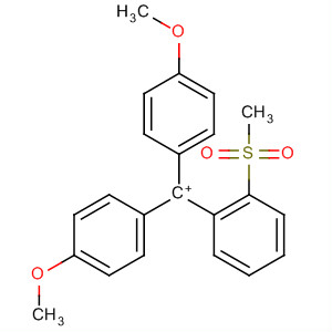 86709-63-9  Methylium, bis(4-methoxyphenyl)[2-(methylsulfonyl)phenyl]-