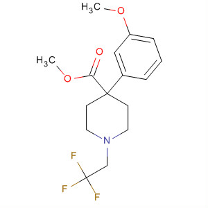 867262-59-7  4-Piperidinecarboxylic acid,4-(3-methoxyphenyl)-1-(2,2,2-trifluoroethyl)-, methyl ester