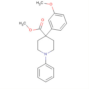 867262-62-2  4-Piperidinecarboxylic acid, 4-(3-methoxyphenyl)-1-phenyl-, methylester