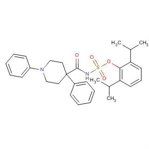 867263-31-8  4-Piperidinecarboxamide,N-[[2,6-bis(1-methylethyl)phenoxy]sulfonyl]-1,4-diphenyl-