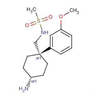 867263-41-0  Methanesulfonamide,N-[[cis-4-amino-1-(3-methoxyphenyl)cyclohexyl]methyl]-
