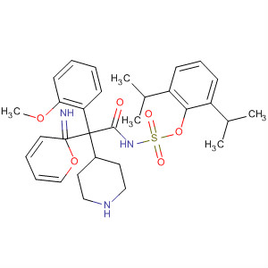 867264-54-8  4-Piperidineacetamide,N-[[2,6-bis(1-methylethyl)phenoxy]sulfonyl]-4-(3-methoxyphenyl)-1-(2-pyrimidinyl)-