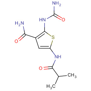 869092-05-7  3-Thiophenecarboxamide,2-[(aminocarbonyl)amino]-5-[(2-methyl-1-oxopropyl)amino]-