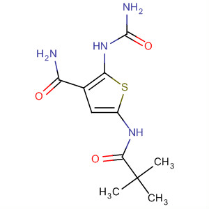 869092-52-4  3-Thiophenecarboxamide,2-[(aminocarbonyl)amino]-5-[(2,2-dimethyl-1-oxopropyl)amino]-
