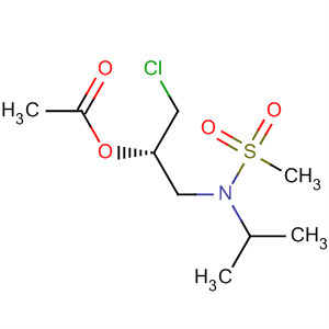 86955-01-3  Methanesulfonamide,N-[2-(acetyloxy)-3-chloropropyl]-N-(1-methylethyl)-, (S)-