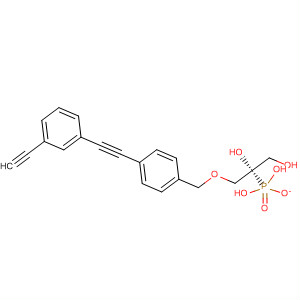 869670-04-2  1,2-Propanediol, 3-[[4-[(3-ethynylphenyl)ethynyl]phenyl]methoxy]-,2-(dihydrogen phosphate), (2R)-