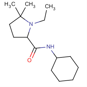 869678-87-5  2-Pyrrolidinecarboxamide, N-cyclohexyl-1-ethyl-5,5-dimethyl-