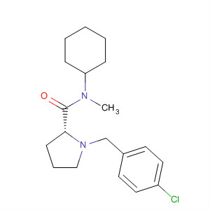 869679-47-0  2-Pyrrolidinecarboxamide,1-[(4-chlorophenyl)methyl]-N-cyclohexyl-N-methyl-, (2R)-