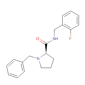 869679-68-5  2-Pyrrolidinecarboxamide, N-[(2-fluorophenyl)methyl]-1-(phenylmethyl)-,(2R)-