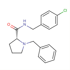 869679-69-6  2-Pyrrolidinecarboxamide,N-[(4-chlorophenyl)methyl]-1-(phenylmethyl)-, (2R)-