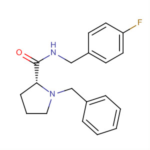 869679-70-9  2-Pyrrolidinecarboxamide, N-[(4-fluorophenyl)methyl]-1-(phenylmethyl)-,(2R)-