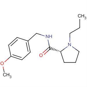 869679-74-3  2-Pyrrolidinecarboxamide, N-[(4-methoxyphenyl)methyl]-1-propyl-,(2R)-