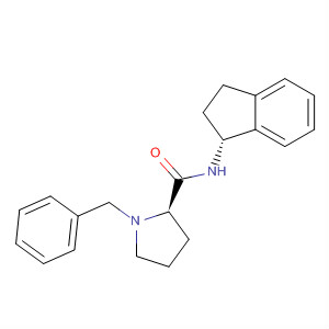 869680-39-7  2-Pyrrolidinecarboxamide,N-[(1R)-2,3-dihydro-1H-inden-1-yl]-1-(phenylmethyl)-, (2R)-
