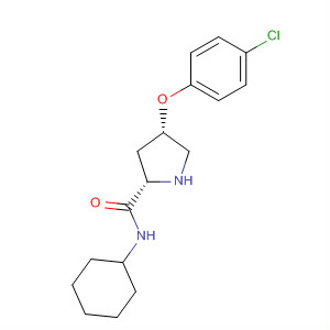 869681-26-5  2-Pyrrolidinecarboxamide, 4-(4-chlorophenoxy)-N-cyclohexyl-, (2S,4S)-