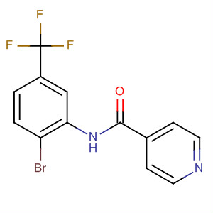 858362-25-1  4-Pyridinecarboxamide, N-[2-bromo-5-(trifluoromethyl)phenyl]-