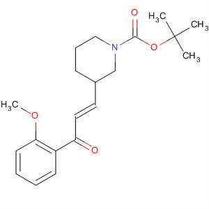 858644-31-2  1-Piperidinecarboxylic acid,3-[(1E)-3-(2-methoxyphenyl)-3-oxo-1-propenyl]-, 1,1-dimethylethyl ester