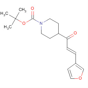 858644-46-9  1-Piperidinecarboxylic acid, 4-[(2E)-3-(3-furanyl)-1-oxo-2-propenyl]-,1,1-dimethylethyl ester