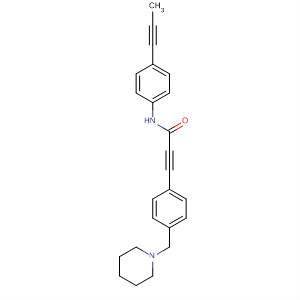 858676-61-6  2-Propynamide,3-[4-(1-piperidinylmethyl)phenyl]-N-[4-(1-propynyl)phenyl]-