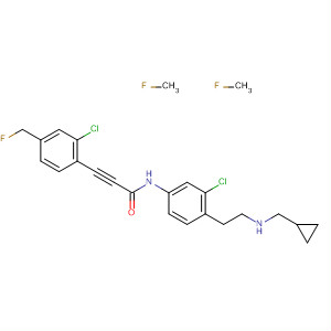 858679-81-9  2-Propynamide,N-[3-chloro-4-[2-(cyclopropylmethylamino)ethyl]phenyl]-3-[2-chloro-4-(trifluoromethyl)phenyl]-