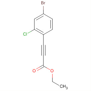 858679-91-1  2-Propynoic acid, 3-(4-bromo-2-chlorophenyl)-, ethyl ester