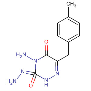 858780-42-4  1,2,4-Triazine-3,5(2H,4H)-dione, 4-amino-6-[(4-methylphenyl)methyl]-,3-hydrazone