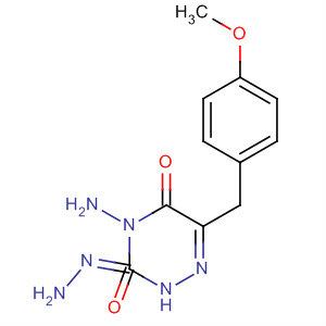 858780-43-5  1,2,4-Triazine-3,5(2H,4H)-dione,4-amino-6-[(4-methoxyphenyl)methyl]-, 3-hydrazone