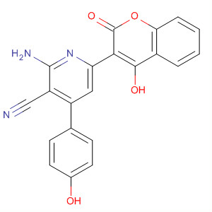 858919-31-0  3-Pyridinecarbonitrile,2-amino-6-(4-hydroxy-2-oxo-2H-1-benzopyran-3-yl)-4-(4-hydroxyphenyl)-