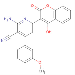 858919-39-8  3-Pyridinecarbonitrile,2-amino-6-(4-hydroxy-2-oxo-2H-1-benzopyran-3-yl)-4-(3-methoxyphenyl)-