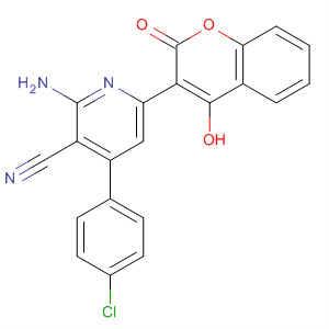 858919-79-6  3-Pyridinecarbonitrile,2-amino-4-(4-chlorophenyl)-6-(4-hydroxy-2-oxo-2H-1-benzopyran-3-yl)-