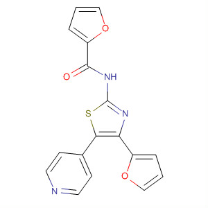 858974-23-9  2-Furancarboxamide, N-[4-(2-furanyl)-5-(4-pyridinyl)-2-thiazolyl]-