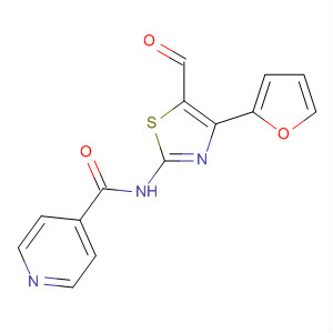 858975-00-5  4-Pyridinecarboxamide, N-[5-formyl-4-(2-furanyl)-2-thiazolyl]-