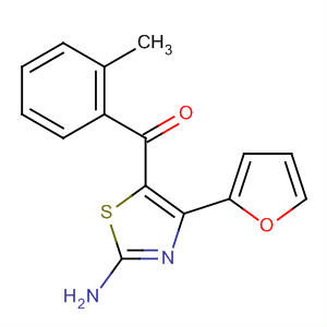 858975-69-6  Methanone, [2-amino-4-(2-furanyl)-5-thiazolyl](2-methylphenyl)-
