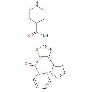 858976-10-0  4-Piperidinecarboxamide,N-[4-(2-furanyl)-5-(2-pyridinylcarbonyl)-2-thiazolyl]-