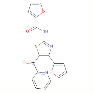 858976-48-4  2-Furancarboxamide,N-[4-(2-furanyl)-5-(2-pyridinylcarbonyl)-2-thiazolyl]-