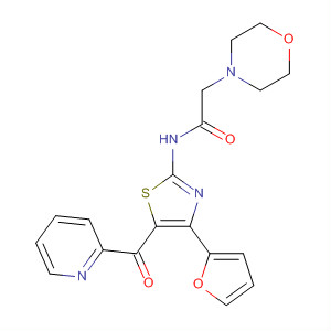 858976-81-5  4-Morpholineacetamide,N-[4-(2-furanyl)-5-(2-pyridinylcarbonyl)-2-thiazolyl]-