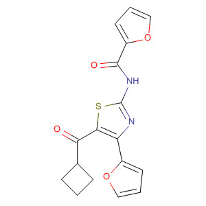 858978-62-8  2-Furancarboxamide,N-[5-(cyclobutylcarbonyl)-4-(2-furanyl)-2-thiazolyl]-
