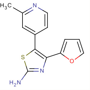 858980-91-3  2-Thiazolamine, 4-(2-furanyl)-5-(2-methyl-4-pyridinyl)-