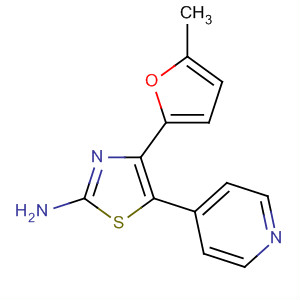 858980-98-0  2-Thiazolamine, 4-(5-methyl-2-furanyl)-5-(4-pyridinyl)-