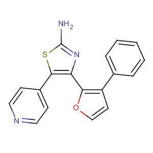 858981-00-7  2-Thiazolamine, 4-(3-phenyl-2-furanyl)-5-(4-pyridinyl)-