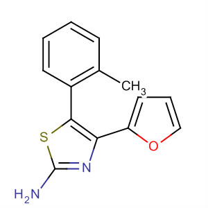 858981-03-0  2-Thiazolamine, 4-(2-furanyl)-5-(2-methylphenyl)-