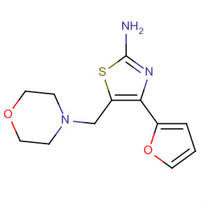 858981-04-1  2-Thiazolamine, 4-(2-furanyl)-5-(4-morpholinylmethyl)-
