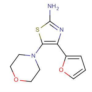 858981-05-2  2-Thiazolamine, 4-(2-furanyl)-5-(4-morpholinyl)-