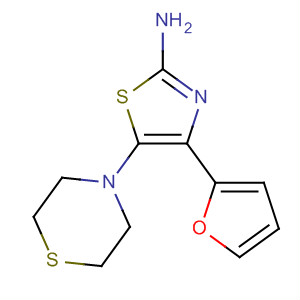 858981-08-5  2-Thiazolamine, 4-(2-furanyl)-5-(4-thiomorpholinyl)-